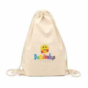 Da3douka Linen Drawstring Backpack
